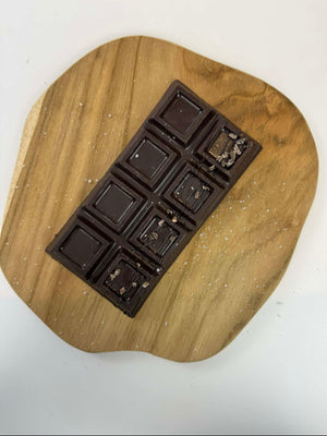Tablette Chocolat noir fleur de sel Vegan Végéta'Ly
