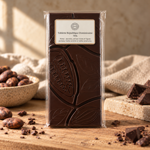 Tablette chocolat noir 64 % – Pure origine République Dominicaine Végéta'Ly